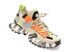 Pantofi sport GRYXX bej, 18159, din material textil imagine