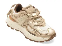 Pantofi sport GRYXX bej, 2508, din material textil imagine