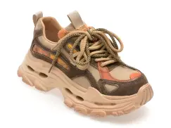 Pantofi sport GRYXX bej, 2923, din piele naturala imagine