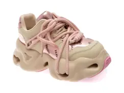 Pantofi sport GRYXX bej, 80282, din piele ecologica imagine