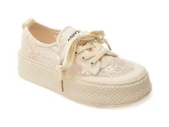 Pantofi sport GRYXX bej, 9122, din material textil imagine