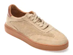 Pantofi sport GRYXX bej, M25Y48, din piele intoarsa imagine