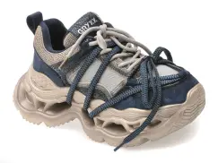 Pantofi sport GRYXX bleumarin, 30597, din material textil si piele naturala imagine