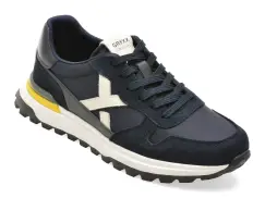 Pantofi sport GRYXX bleumarin, 58636, din material textil si piele naturala imagine