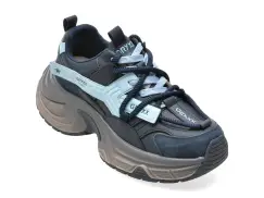 Pantofi sport GRYXX bleumarin, 8908, din piele naturala imagine