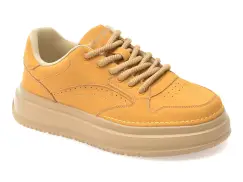 Pantofi sport GRYXX galbeni, 251219, din piele naturala imagine