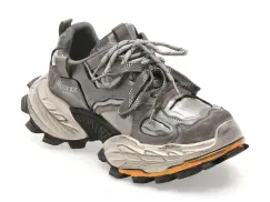 Pantofi sport GRYXX gri, 10165, din piele naturala imagine