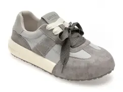 Pantofi sport GRYXX gri, 1123, din material textil imagine