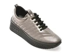 Pantofi sport GRYXX gri, 210529, din piele naturala imagine