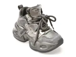 Pantofi sport GRYXX gri, 2568, din material textil imagine