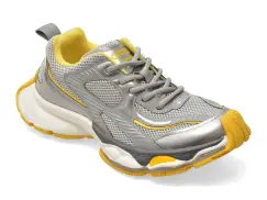 Pantofi sport GRYXX gri, 61059, din material textil imagine