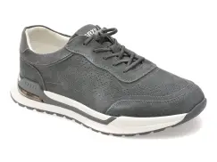 Pantofi sport GRYXX gri, 63102, din piele intoarsa imagine