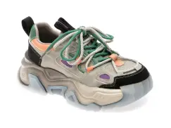 Pantofi sport GRYXX gri, 6968, din piele naturala imagine