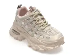 Pantofi sport GRYXX gri, 737, din material textil si piele naturala imagine