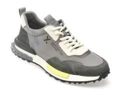 Pantofi sport GRYXX gri, 8286, din material textil imagine