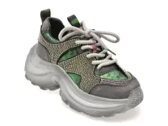 Pantofi sport GRYXX gri, 8585, din piele ecologica imagine