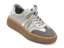 Pantofi sport GRYXX gri, BL5754, din piele naturala imagine