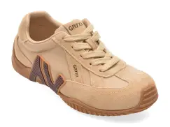 Pantofi sport GRYXX gri, C61203, din piele intoarsa imagine