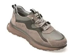 Pantofi sport GRYXX gri, ED003, din piele naturala imagine