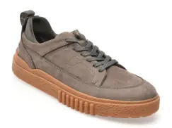 Pantofi sport GRYXX gri, M7609, din nabuc imagine