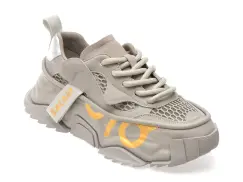 Pantofi sport GRYXX gri, S24, din material textil imagine