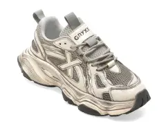 Pantofi sport GRYXX gri, Y507, din material textil si piele naturala imagine