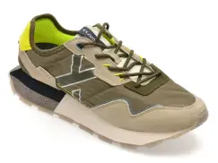Pantofi sport GRYXX kaki, 40061M, din material textil imagine