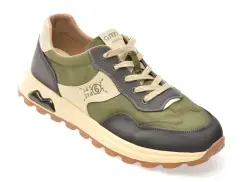 Pantofi sport GRYXX kaki, 5771, din material textil imagine