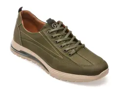 Pantofi sport GRYXX kaki, LS2404, din nabuc imagine
