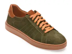 Pantofi sport GRYXX kaki, MB1420, din piele intoarsa imagine