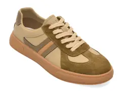 Pantofi sport GRYXX kaki, T61895, din piele naturala imagine