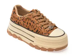 Pantofi sport GRYXX maro, 1291, din nabuc imagine