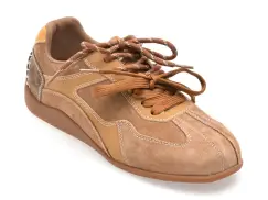 Pantofi sport GRYXX maro, 2051, din piele naturala imagine
