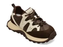 Pantofi sport GRYXX maro, 2972, din piele ecologica imagine