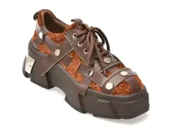 Pantofi sport GRYXX maro, 431031, din piele naturala imagine