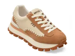 Pantofi sport GRYXX maro, 53712, din piele naturala imagine