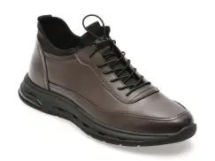 Pantofi sport GRYXX maro, 58617, din piele naturala imagine