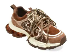 Pantofi sport GRYXX maro, 6130, din material textil imagine