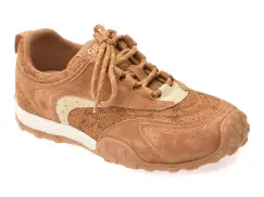 Pantofi sport GRYXX maro, 6235, din material textil si piele naturala imagine