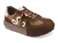 Pantofi sport GRYXX maro, 6812, din piele ecologica imagine