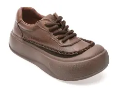 Pantofi sport GRYXX maro, 8112, din piele naturala imagine