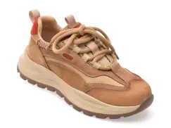Pantofi sport GRYXX maro, 9698, din piele naturala imagine