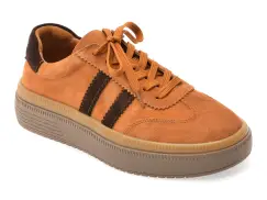 Pantofi sport GRYXX maro, BL5754, din piele intoarsa imagine