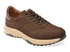 Pantofi sport GRYXX maro, BS1010, din nabuc imagine