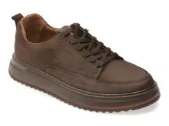 Pantofi sport GRYXX maro, BS4150, din nabuc imagine