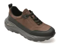 Pantofi sport GRYXX maro, LN2, din piele naturala imagine