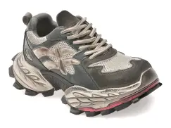 Pantofi sport GRYXX negri, 1016, din material textil imagine