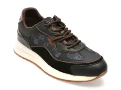 Pantofi sport GRYXX negri, 1077, din material textil imagine