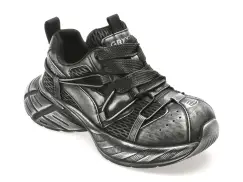Pantofi sport GRYXX negri, 10923, din material textil imagine