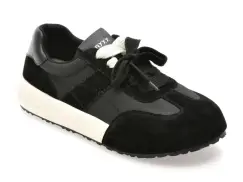Pantofi sport GRYXX negri, 1123, din material textil imagine